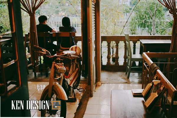 thiết kế quán cafe bình dân
